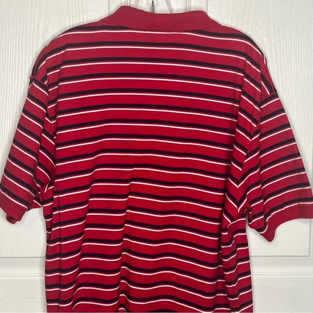 Polo Ralph Lauren Polo Shirt Men’s Sz XL Short Sleeve Red White Striped